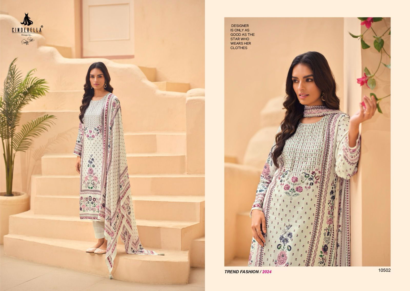Rewild Cindrella By Ibiza Printed Designer Salwar Kameez Suppliers In India